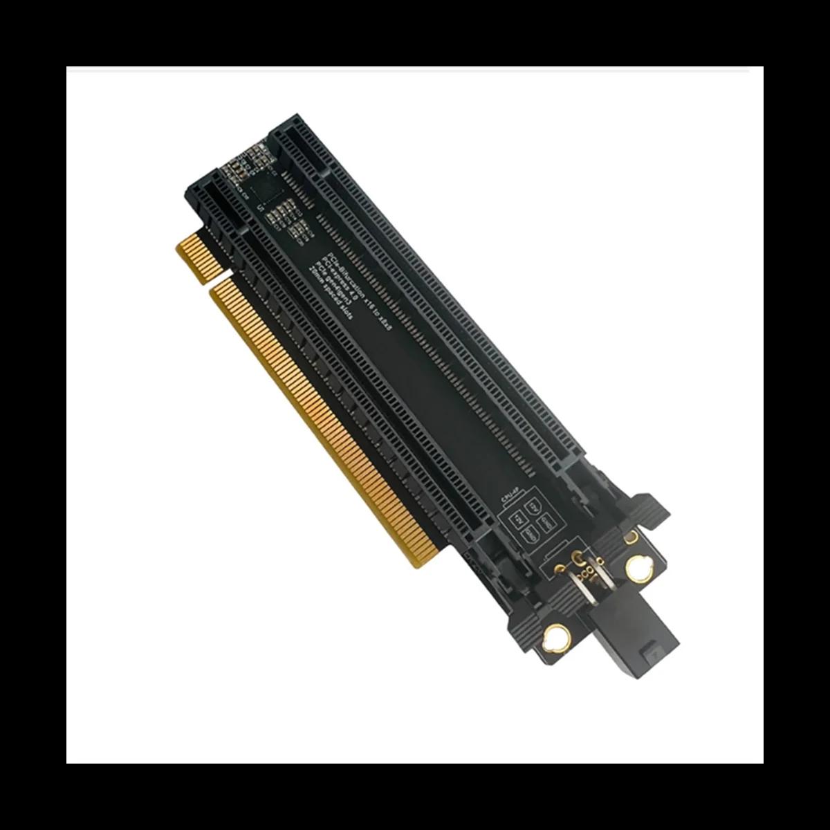 PCI-E 4.0 X16 1-2 Ȯ ī Gen4  ī, PCIe-Bifurcation X16-X8X8, 20mm  , CPU4P(4 )